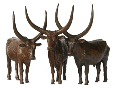 Ankole bronze sculptures